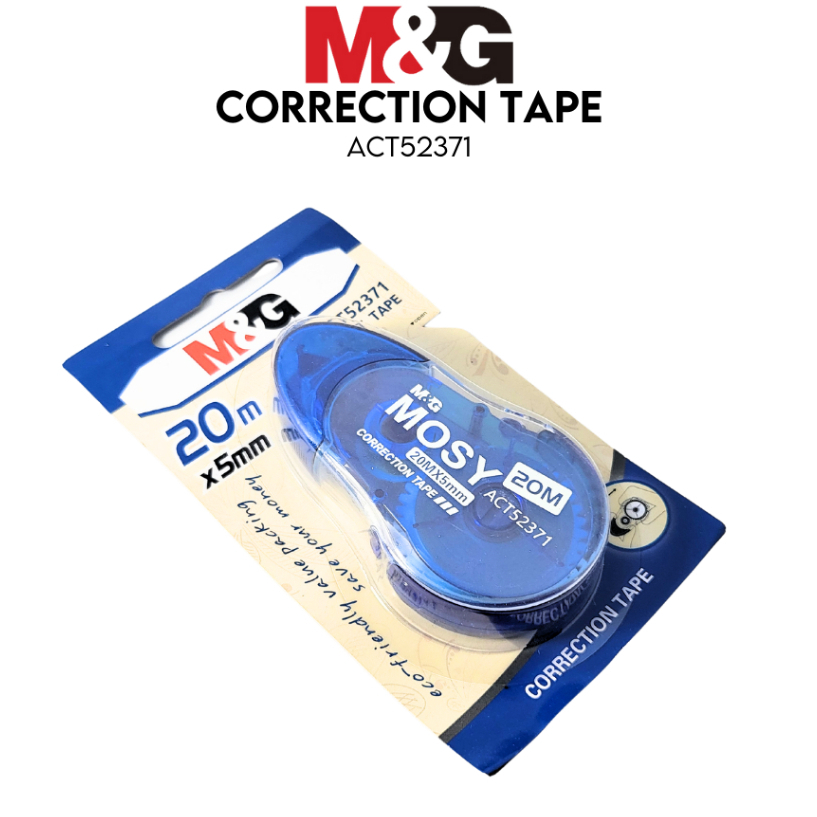 

TBMO M&G CORRECTION TAPE 20MX5MM MOSY JUMBO - 109429/ACT52371 / Correction Tape / Tipe X