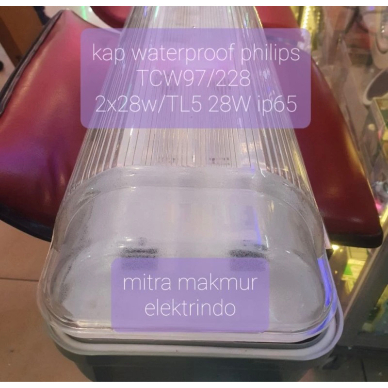 kap waterproof philips TCW097 /228 2x28w /TL5 228W / kap philips 2x28watt