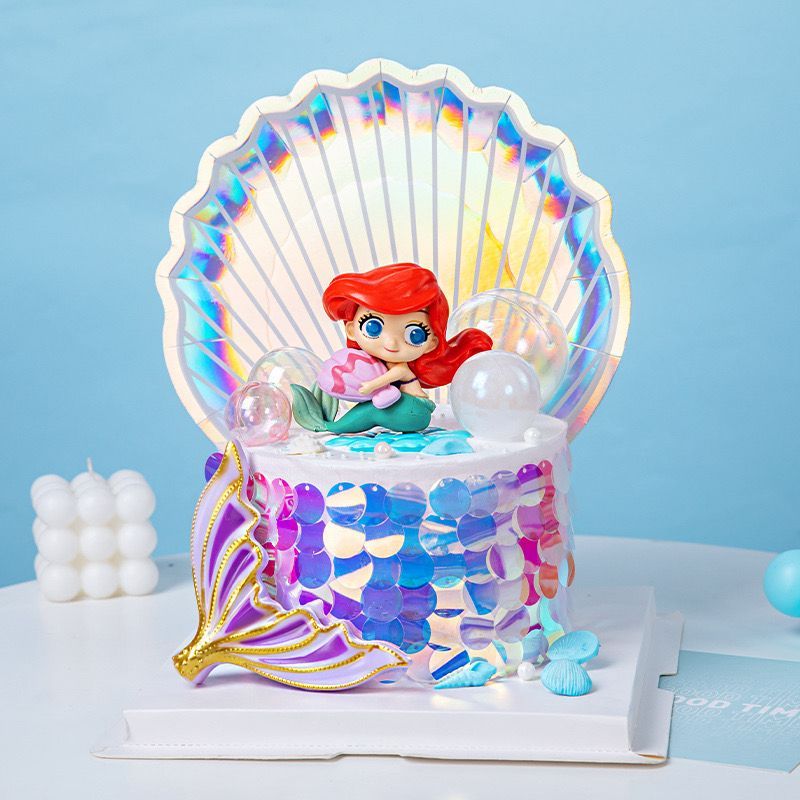 TOPPER KUE MERMAID/TOPPER CAKE MERMAID/MERMAID FIGURE CAKE