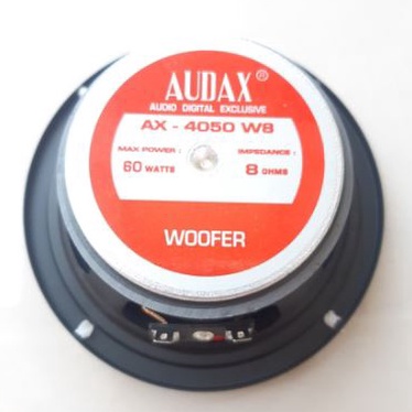 Ivn SPEAKER 4 INCH WOOFER AUDAX 6WATT AX 45 8 OHM 4IN 445 INCH 45INCH AUDAX AX45 y Promo