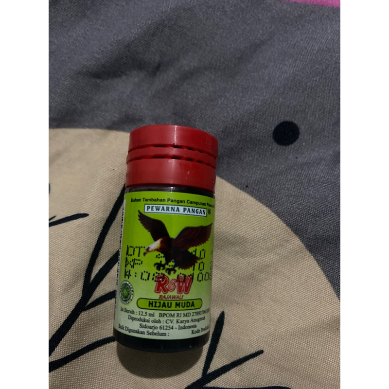 

Pewarna makanan merk Rajawali 12,5 ml