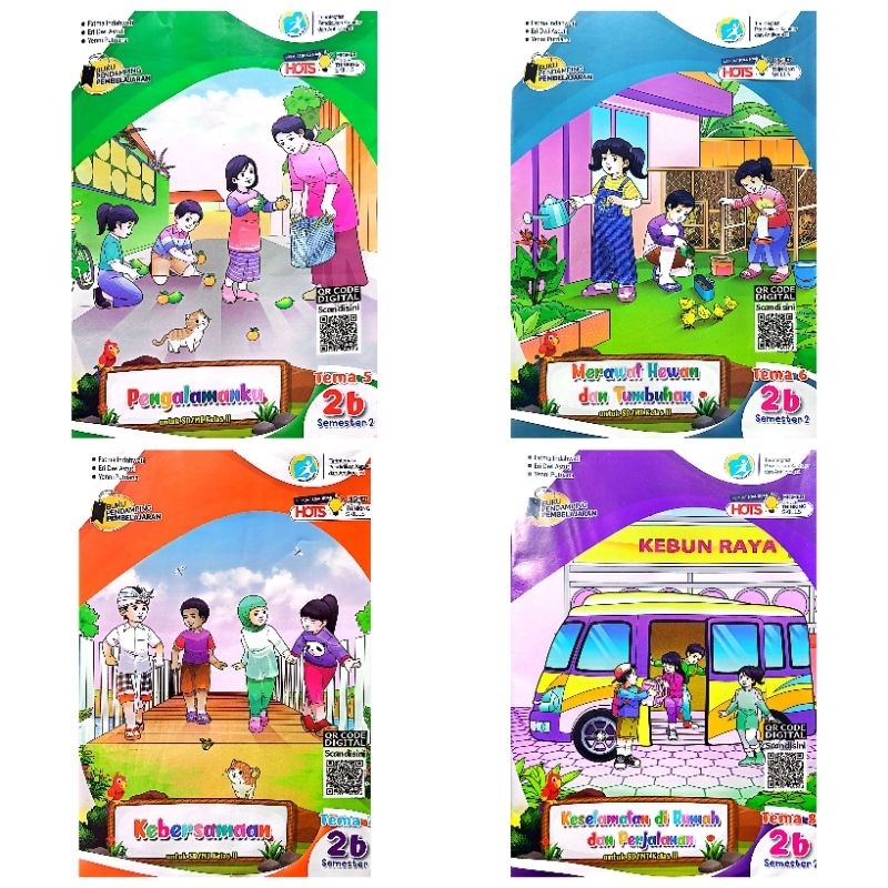 LKS SD MI TEMATIK KELAS 2 TEMA 5 6 7 8 SEMESTER 2 GENAP KURIKULUM 2013 | ZAMRUD