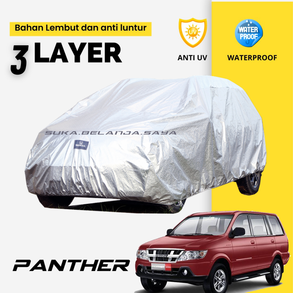 3 LAYER OUTDOOR PREMIUM Body Cover Mobil panther sarung Mobil panther lama panther kotak panther hi 