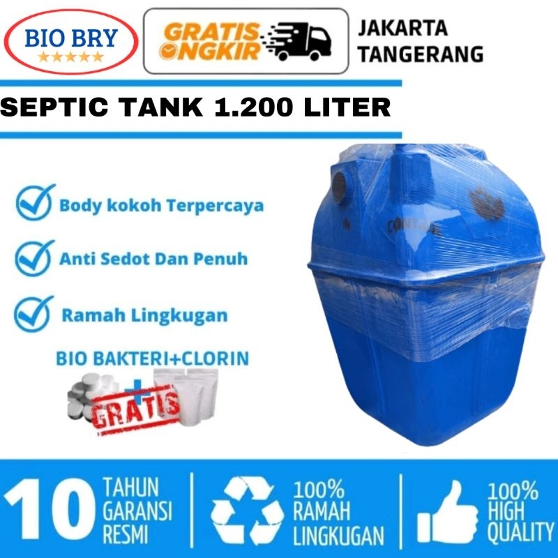 Septic Tank 1200 liter Biotech, Biobry, Biofilter Berkualitas