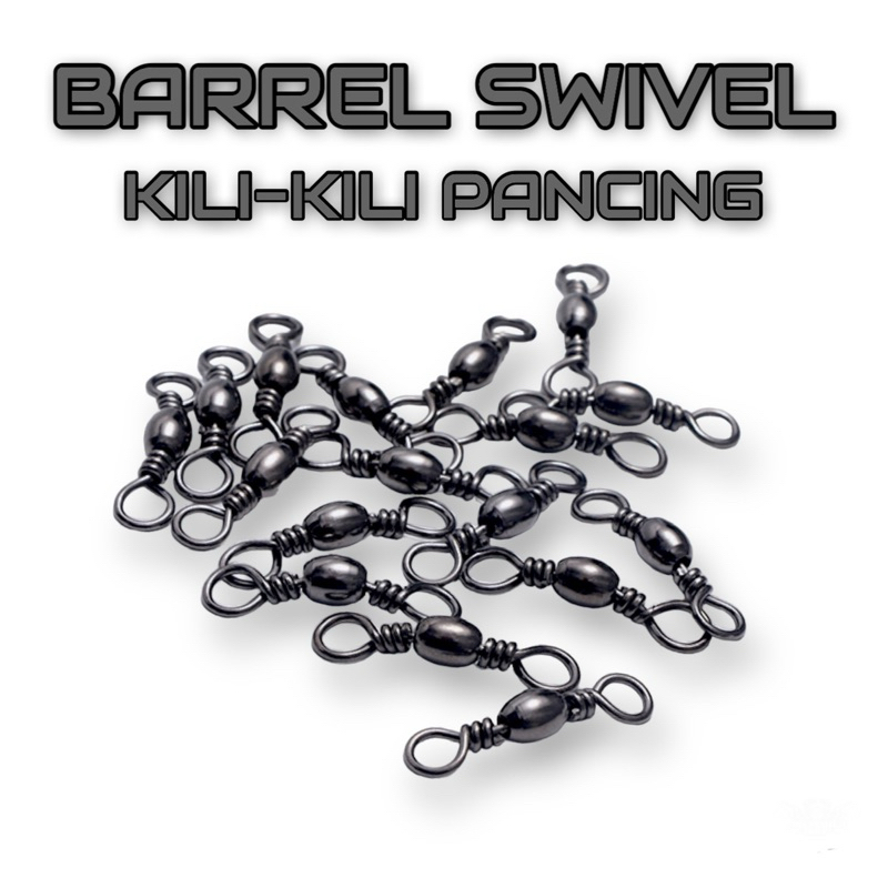 Grosir Kili Kili Pancing Barrel Swivel (1000pcs)