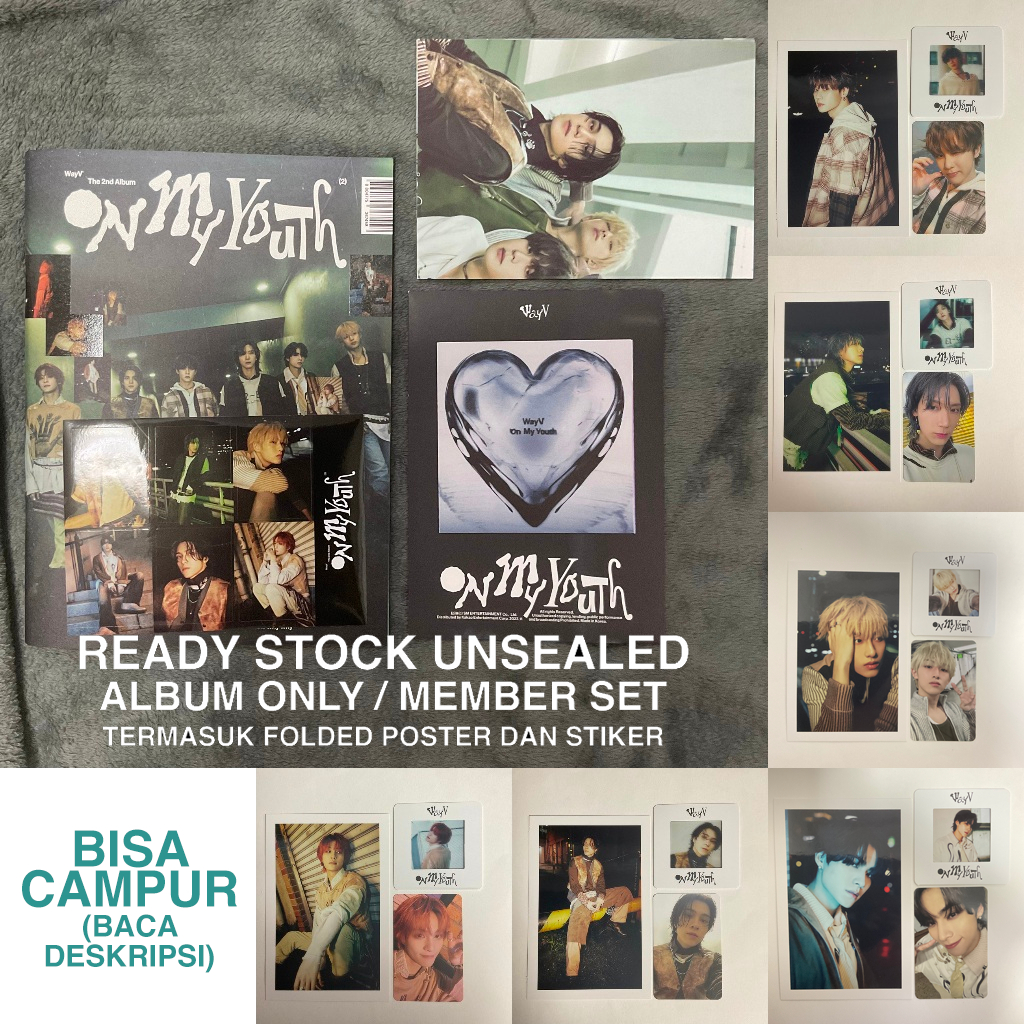 [READY UNSEALED - BACA DESKRIPSI] WayV 2nd Album On My Youth (Photobook Ver.) Album Only / Kun / Ten