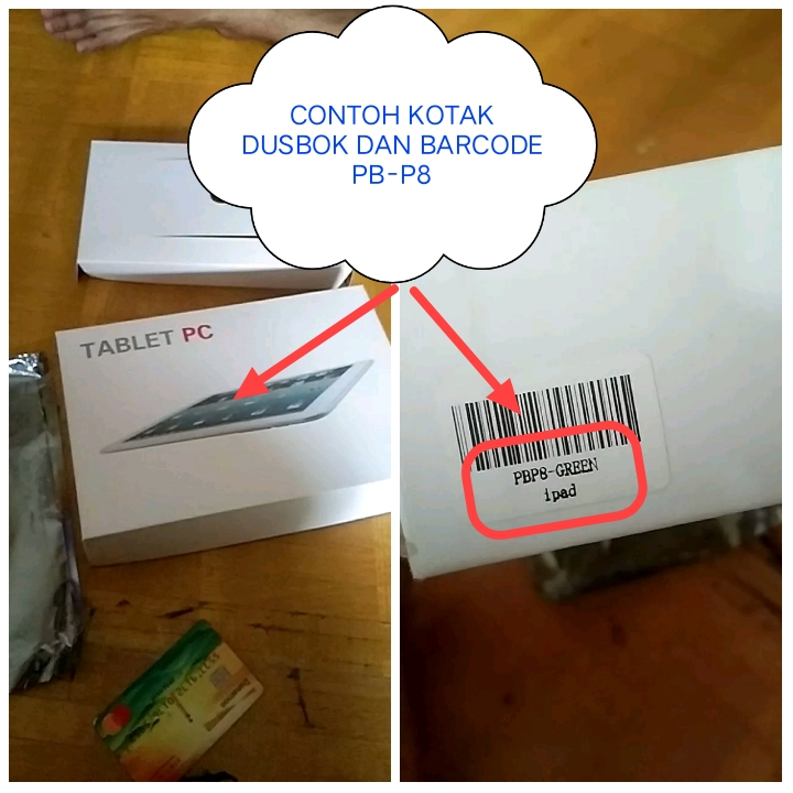 Touchscreen toskrin tablet mediatek model PB-P8 original