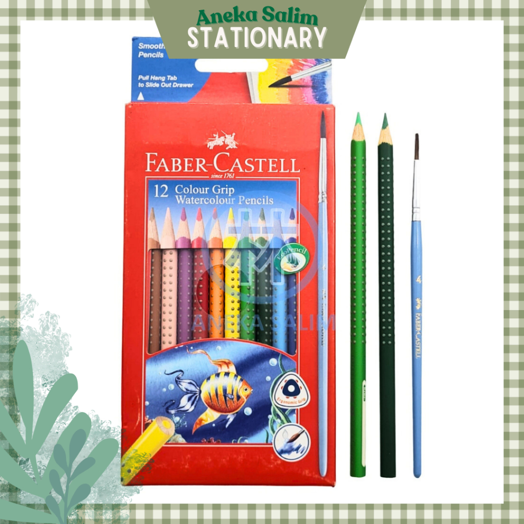 

Anekasalim - Pensil Warna Watercolour Faber-Castell 12W Grip 116242