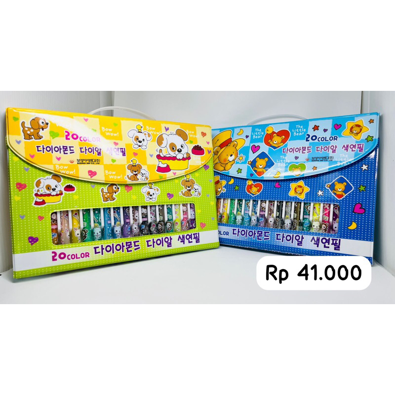 

Twist-up crayon ukuran jumbo isi 20 warna