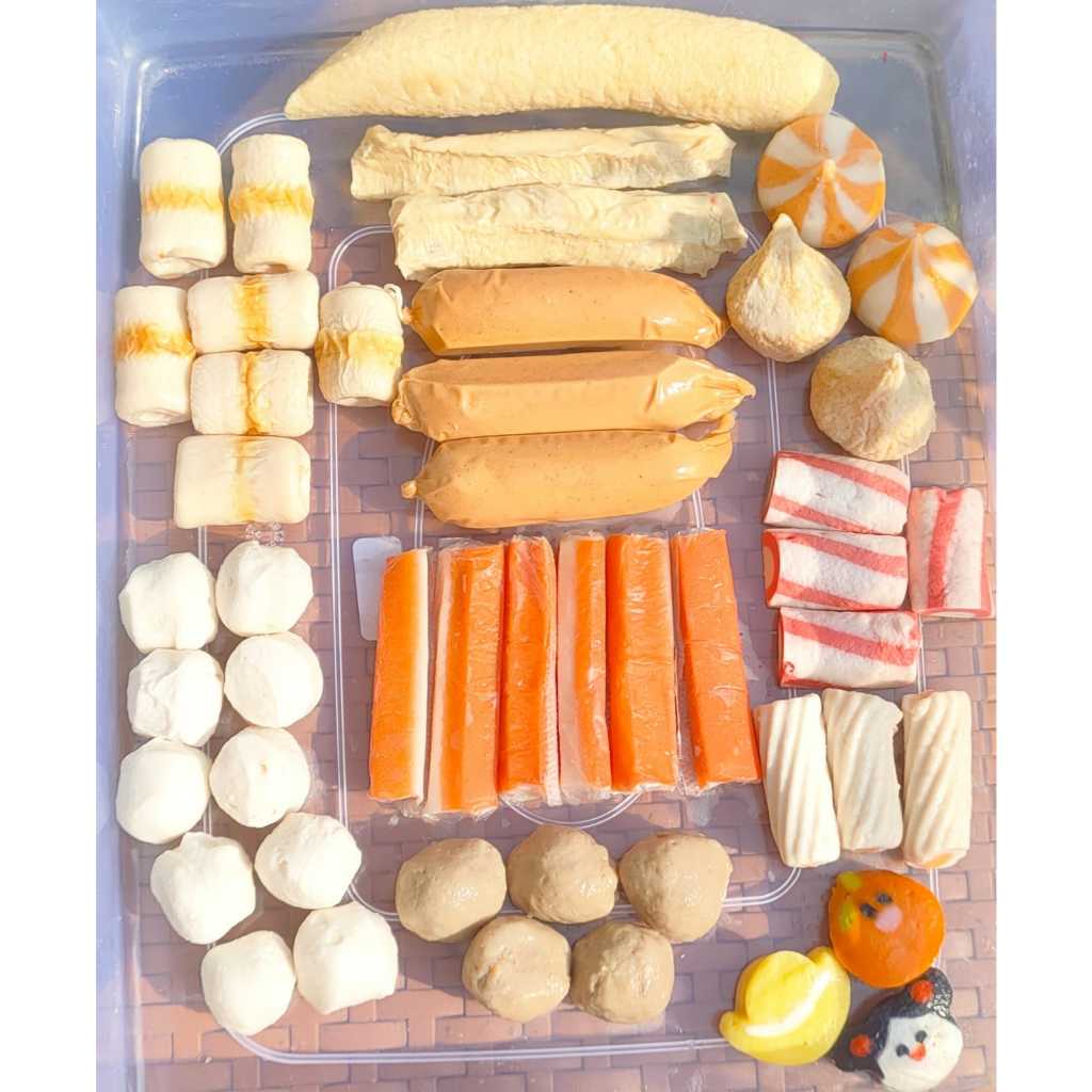 

Steamboot bakso mix seafood cedea premium/ mix seafood frozen/ grill & bbq
