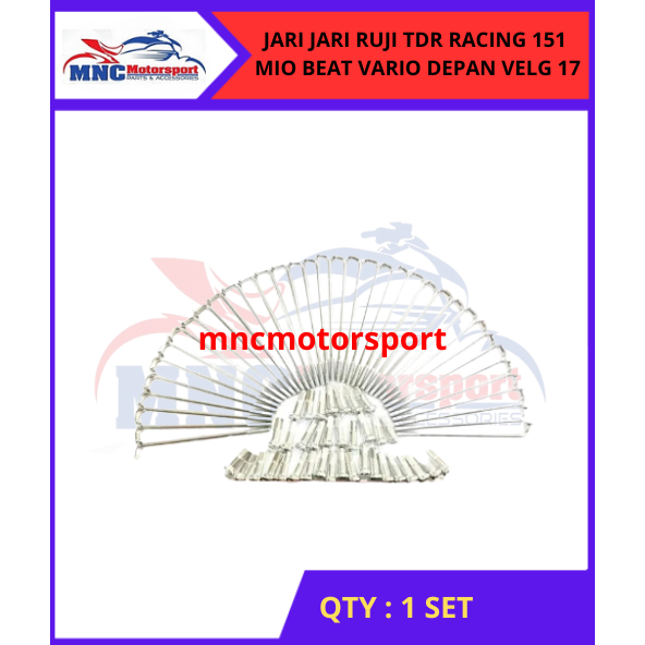 JARI JARI RUJI 151 MIO BEAT VARIO DEPAN VELG 17 TDR RACING THAILAND ORIGINAL