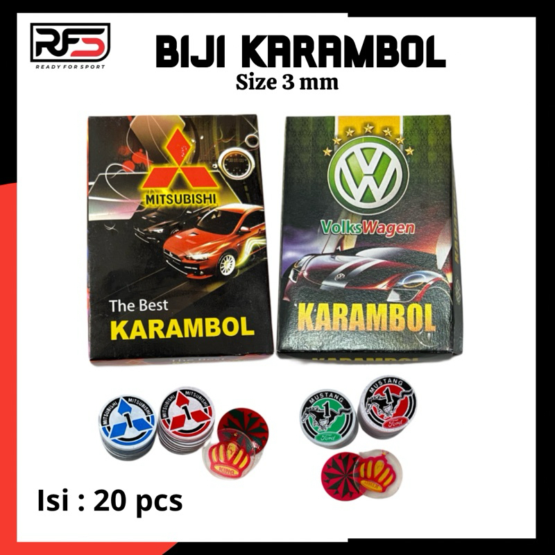 Biji Karambol 3 mm / Biji Karambol Murah
