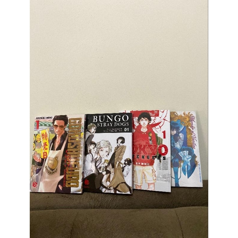Preloved manga komik Bungou Stray Dogs, Gokushufudo, Tokyo Revengers, Memoir of vanitas