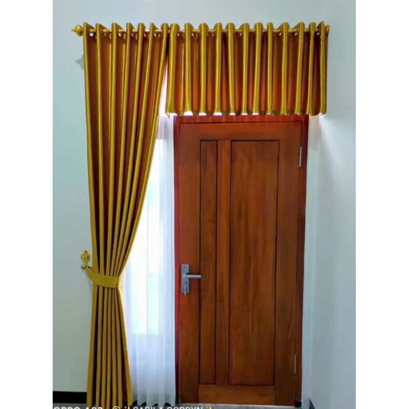 Gorden 1 set pintu kaca samping