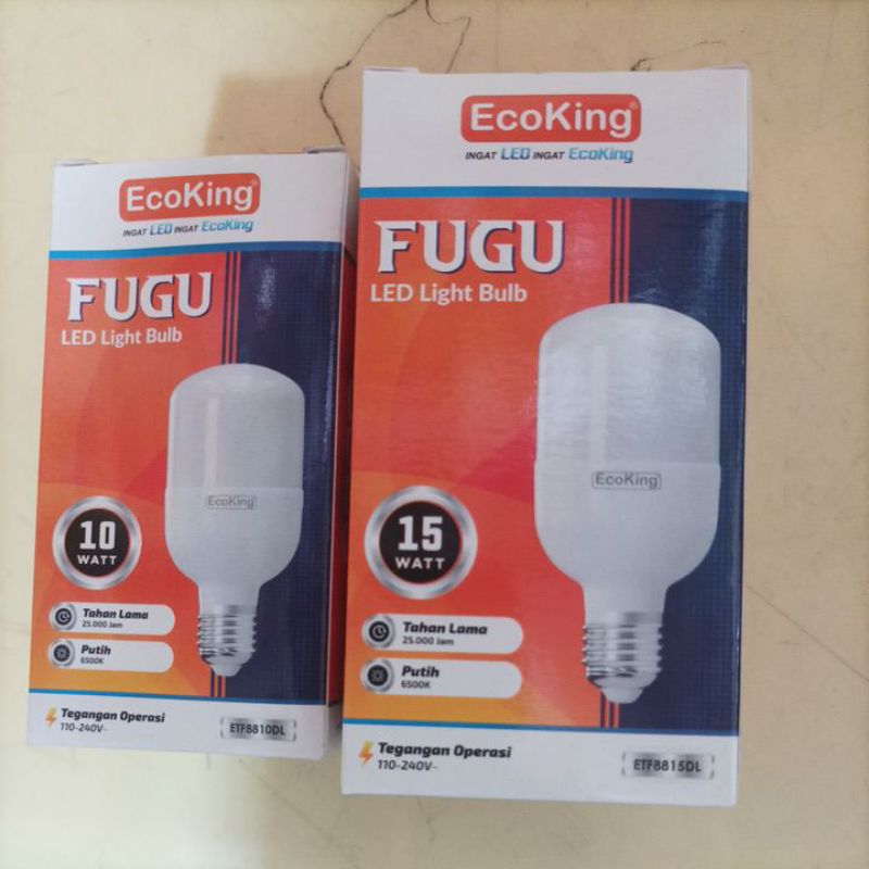 Lampu LED EcoKing FUGU 10 Watt, 15 Watt, 20 Watt, 30 Watt, 40 Watt