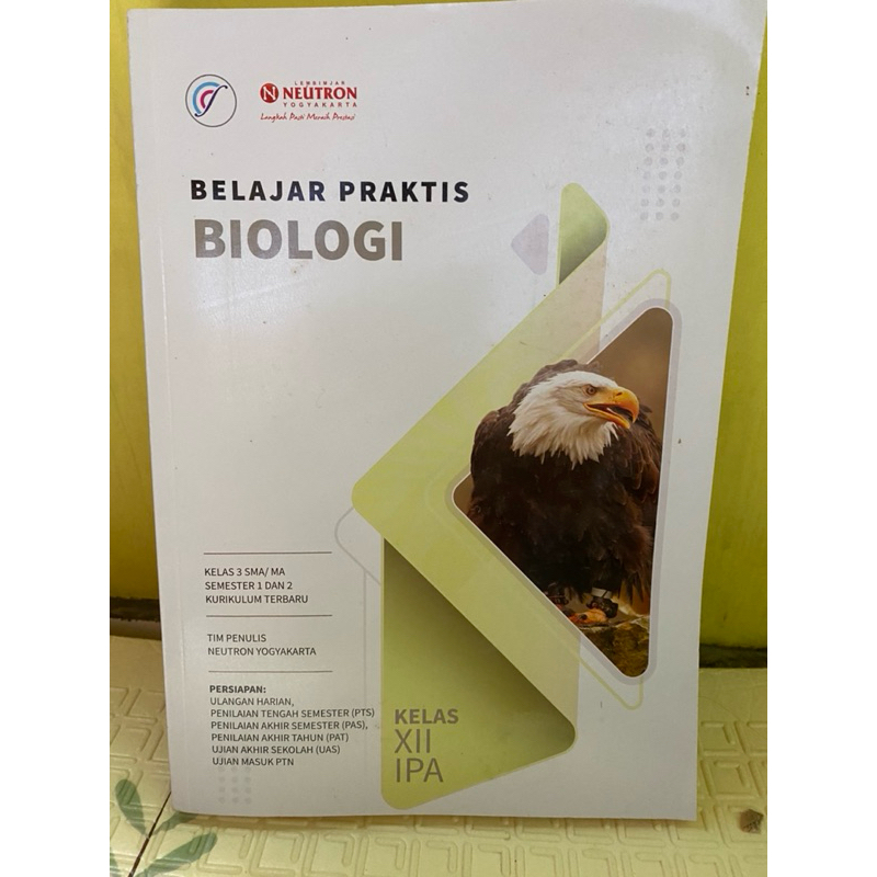 

PRELOVED : Modul Neutron Belajar Praktis Biologi Kelas XII IPA