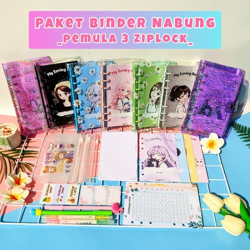 

PEMULA paket binder nabung pemula murah binder keuangan