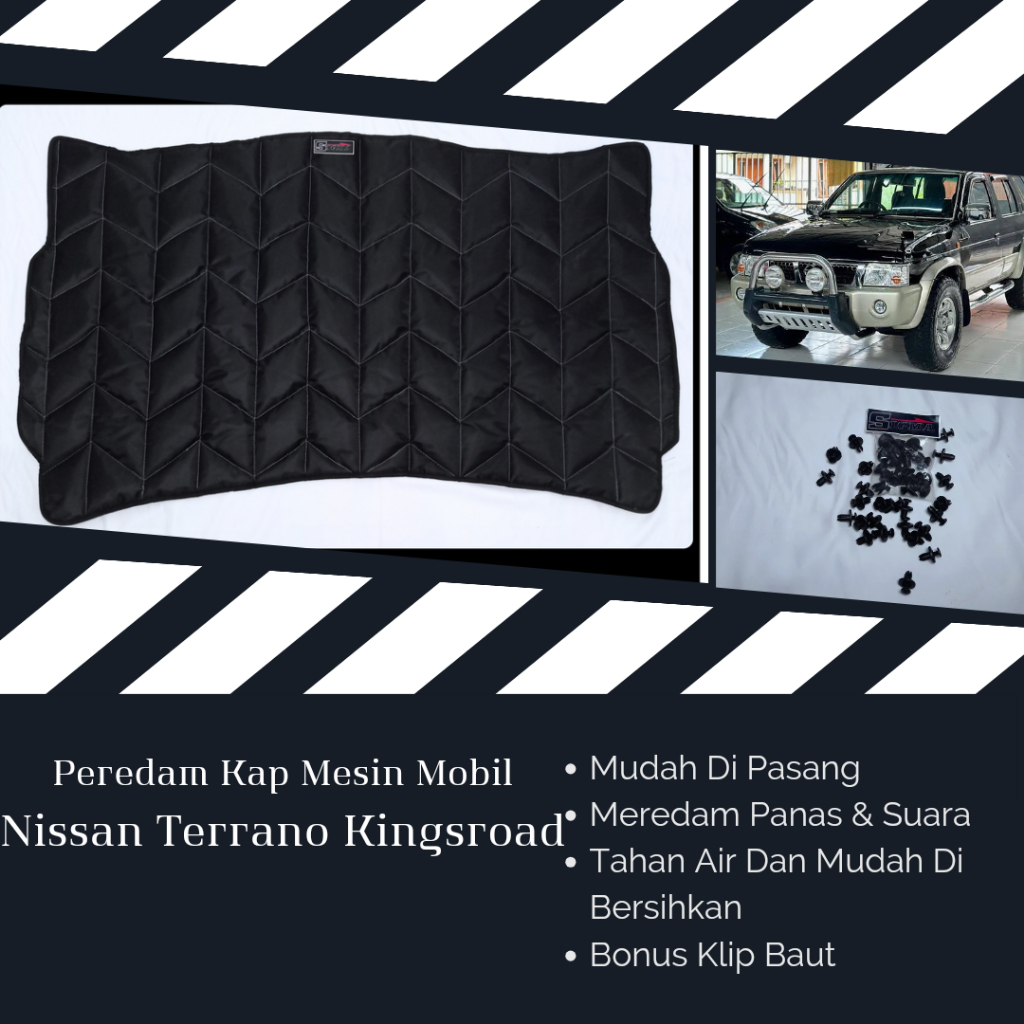 NISSAN TERRANO KINGSROAD Peredam Kap Mesin Mobil