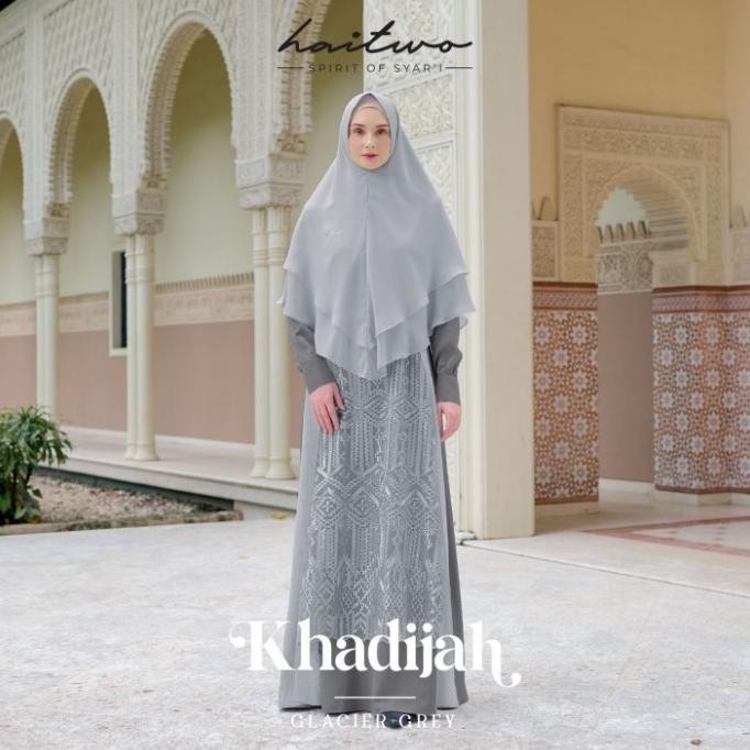 Kedai Moslem - Nibras Haitwo Khadijah Gamis Set Jilbab