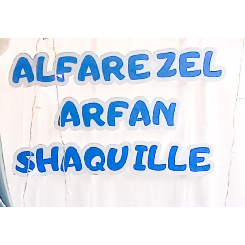 Nama/Tulisan Backdrop Ulang Tahun/Lamaran/Aqiqah