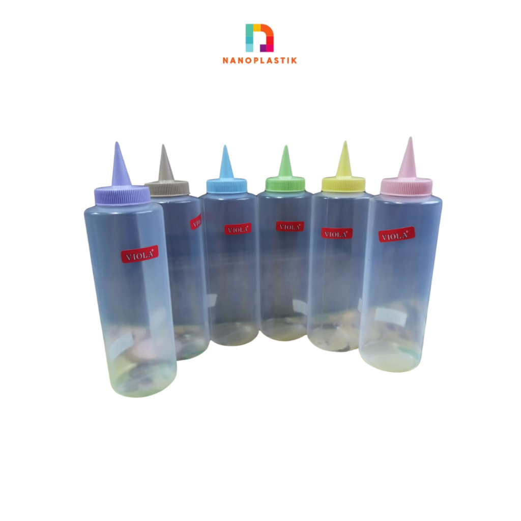 BOTOL MAYONAISE KECIL 400 ML  BOTOL PLASTIK SAOS SAMBAL KECAP