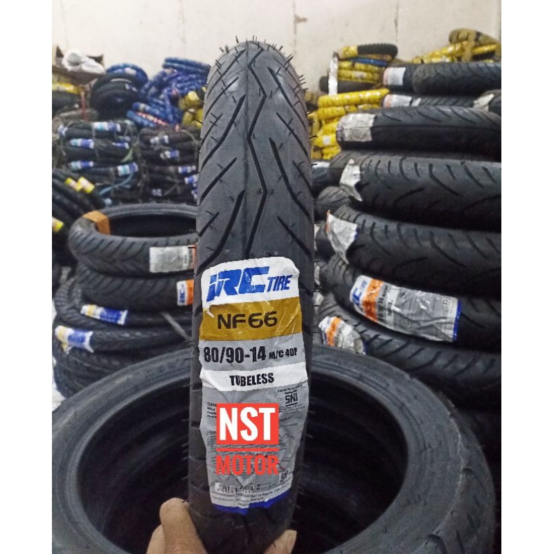 Ban Luar IRC Matic 80/90-14 NF66 Tubeles Ban Luar Mio Beat Mio M3 Mio J Scoopy Original IRC