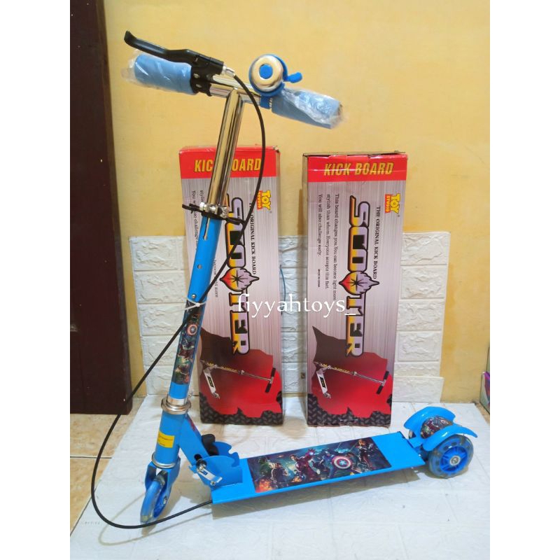 Scooter Otoped Anak Cewe Cowo Bahan Besi - Fiyyahtoys