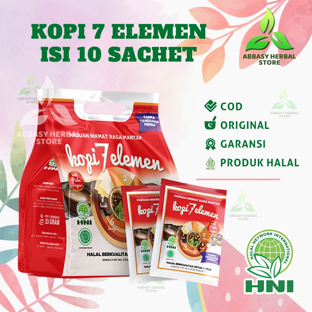 

Kopi 7 Elemen HNI-HPAI || Kopi 7 Elemen Meningkatkan sistem kekebalan tubuh