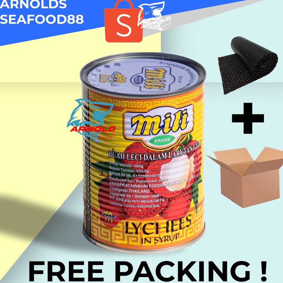 

PRODUK QYAYB MILI Lychee In Syrup 565 gr Leci Kaleng Kelengkeng Kaleng TFB