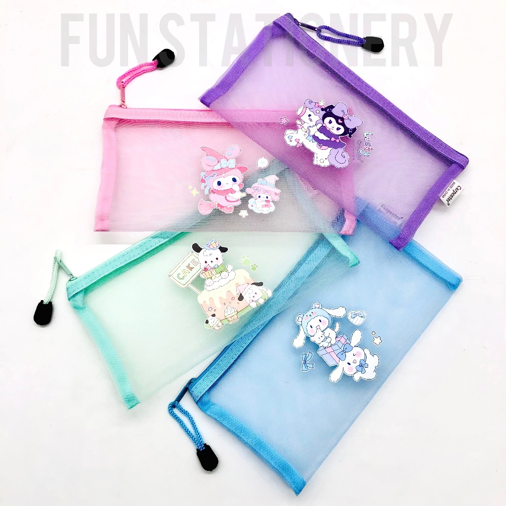 

(B6) ZIPPER DOCUMENT BAG SANRIO / MAP FILE JARING / POUCH