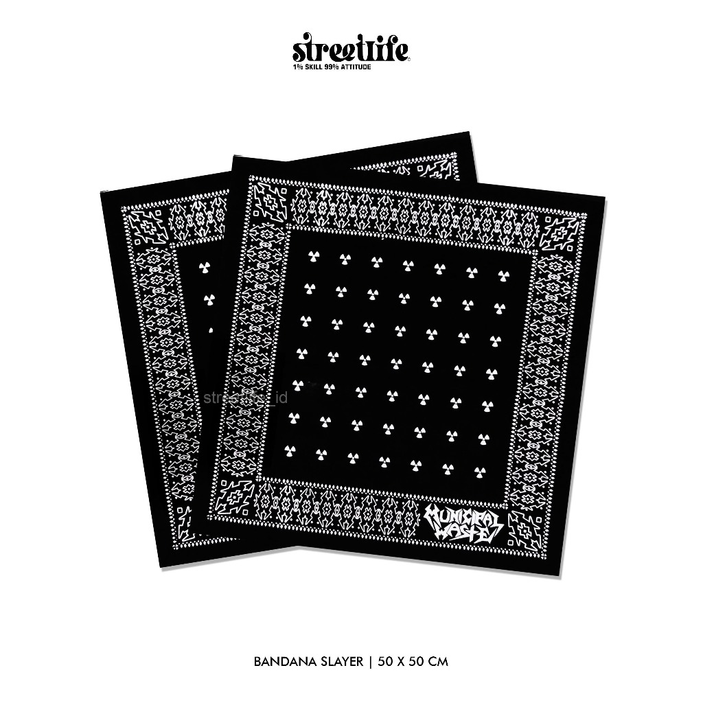 BANDANA MUNICIFAL WASTE / MUNICIFAL WASTE / BANDANA BAND / SLAYER BAND