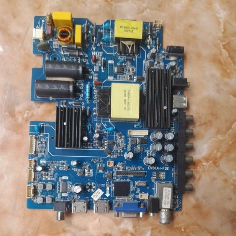 Mainbord / mb tv led Polytron soundbar 32 inch PLD 32B1550 / PLD32B1551