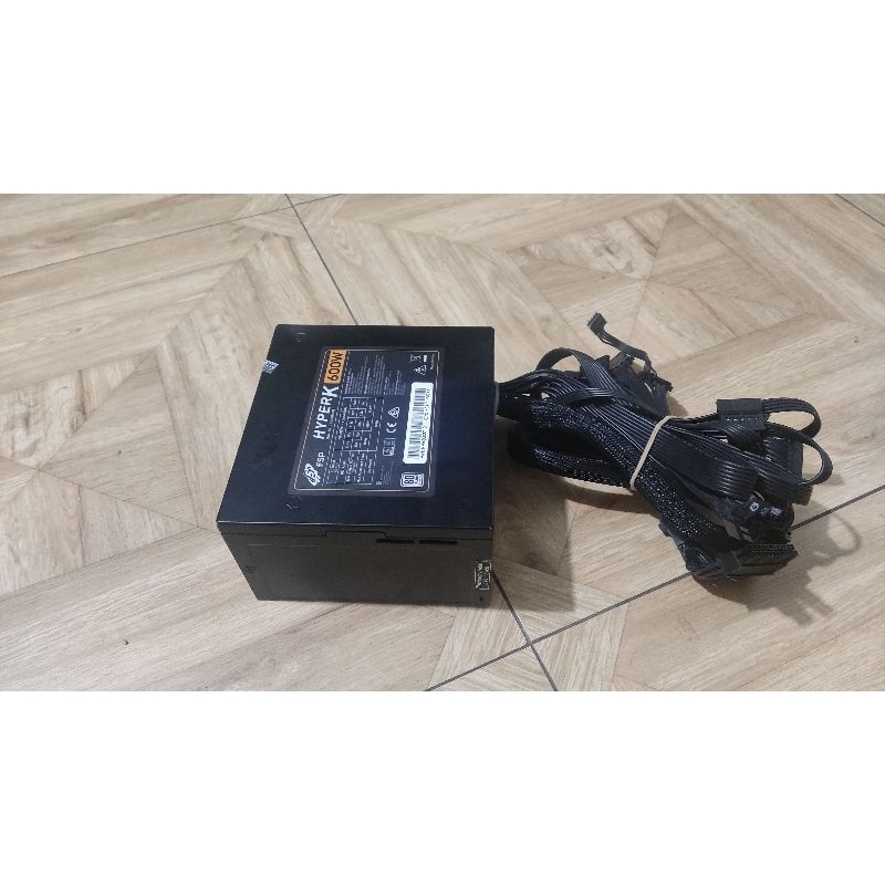 fsp hyper k600w 80plus pipih kabel