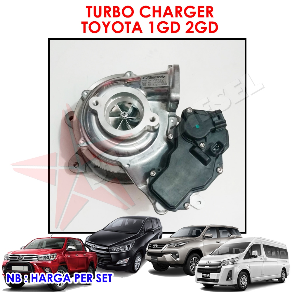 TURBO MODIFIKASI PNP TURBO BESAR HYBRID TOYOTA 1GD 2GD