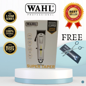 Alat potong rambut Clipper ORI WAHL SUPER TAPER cordless Mesin cukur rambut Original