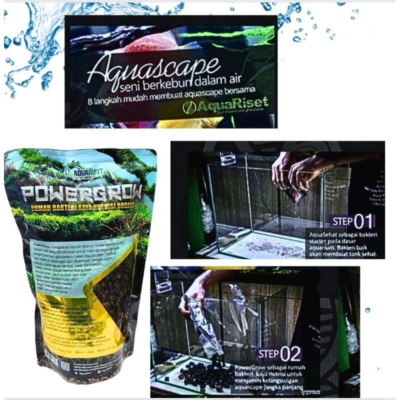 POWER GROW 1L Rumah bakteri Aquarium Aquascape