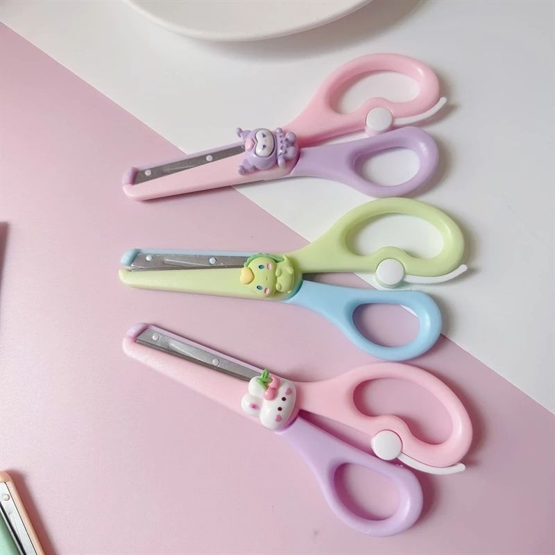 

Gunting Kertas Plastik Anak Aman Ujung Tumpul Safety Scissors Rounded