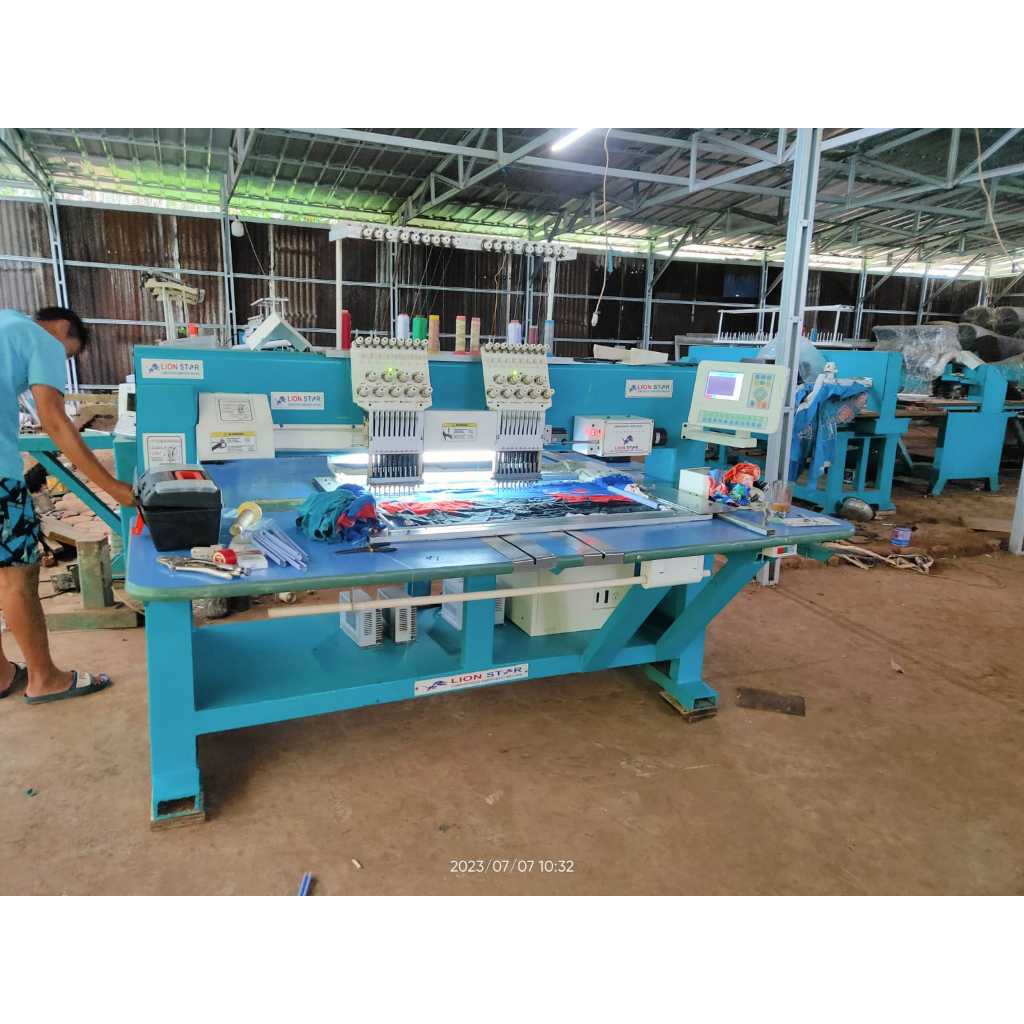 Dp Mesin Bordir 2 Kepala 9 Jarum SWF