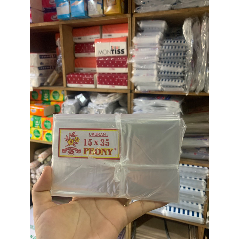 Plastik Tahu Peony 15x35