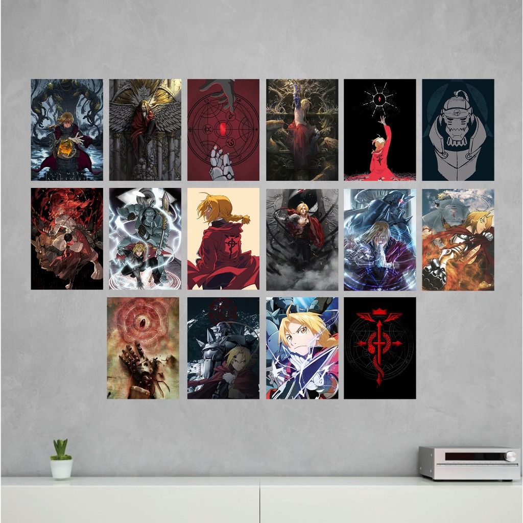Poster Dinding Tema Anime Aesthetic Ukuran A4 A5 A6 | Isi 16 PCS Poster Aesthetic  [R44] Poster Kart