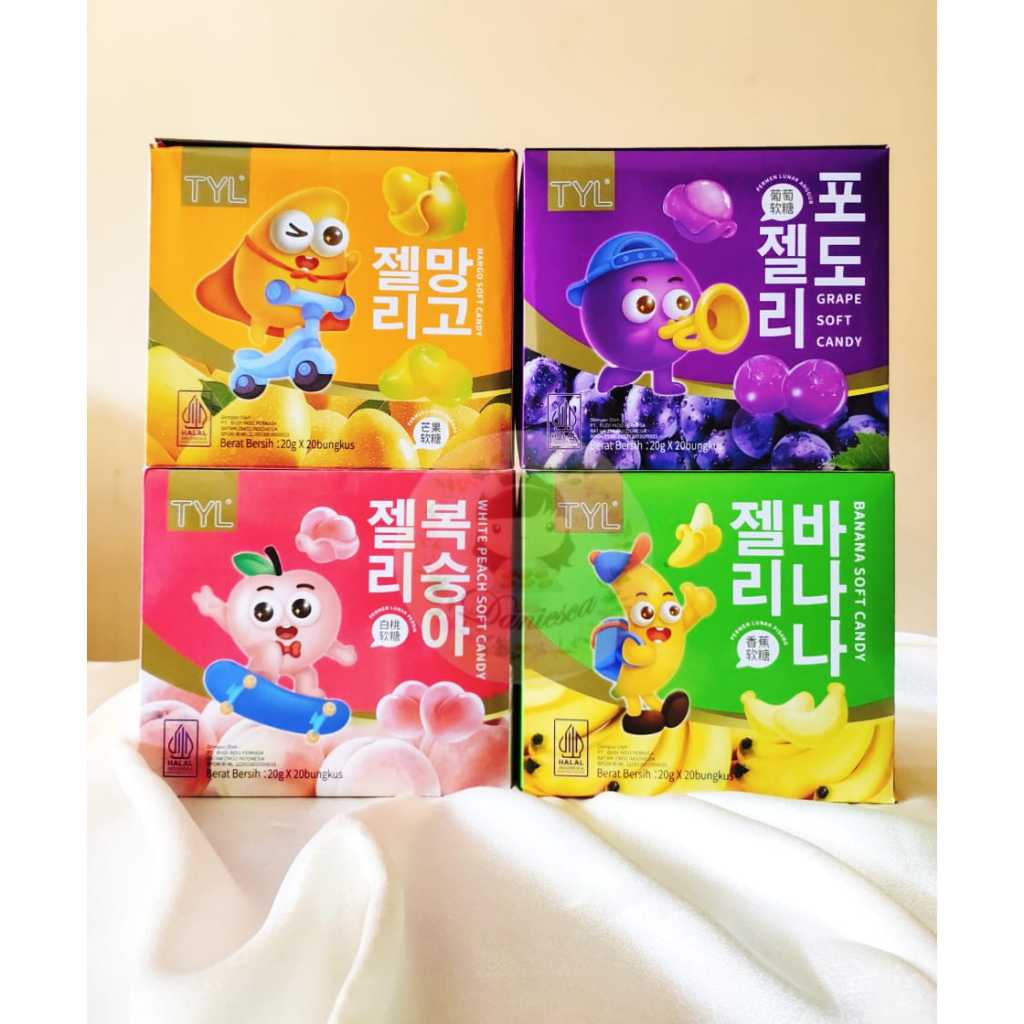 

.Permen Jelly Import | TYL Soft Candy Permen jelly Aneka Rasa Import Halal BPOM (scp )