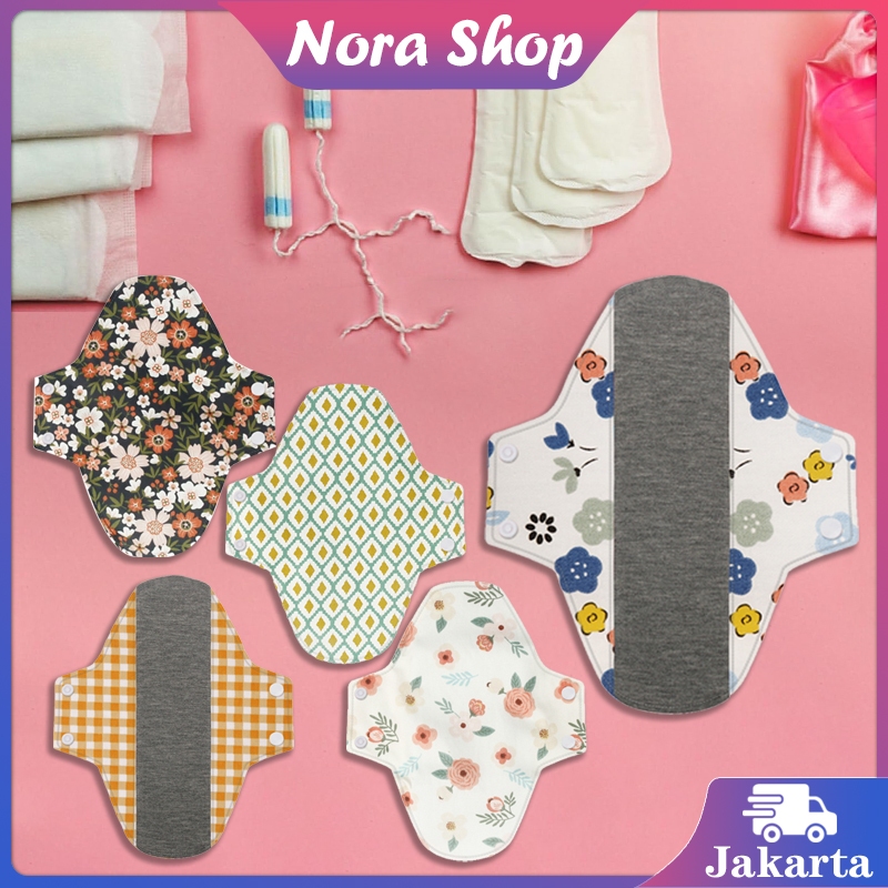 Pembalut Kain Cuci Ulang Reusable Menstrual Pad Wanita Pembalut Kain Sehat Pantyliner Kain
