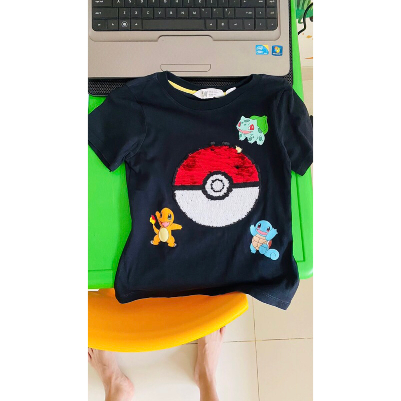 Dijual murah preloved Kaos HnM Pokemon Attractive