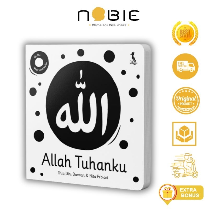 High Contrast Baby Book Allah Tuhanku and new born series sakeena