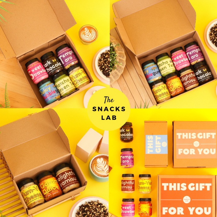

modelTipe H95 HAMPERS CRUNCHY CHOCO JAR by SnackLab Gift Box Souvenir Parcel Ulang Tahun Birthday Wisuda Wedding