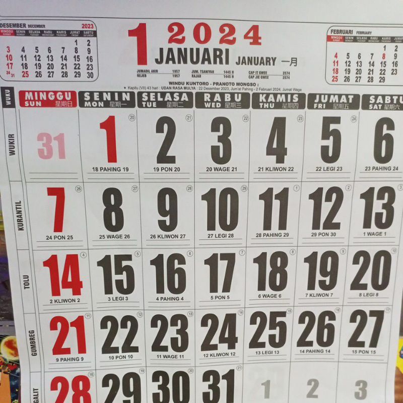 

KALENDER UKURAN JUMBO