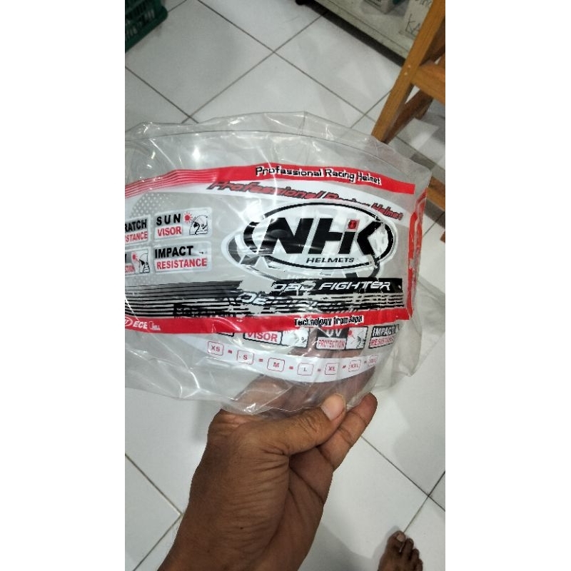 kaca helm NHK Aviator bening original atau GM impressa GM maestro vog reptor