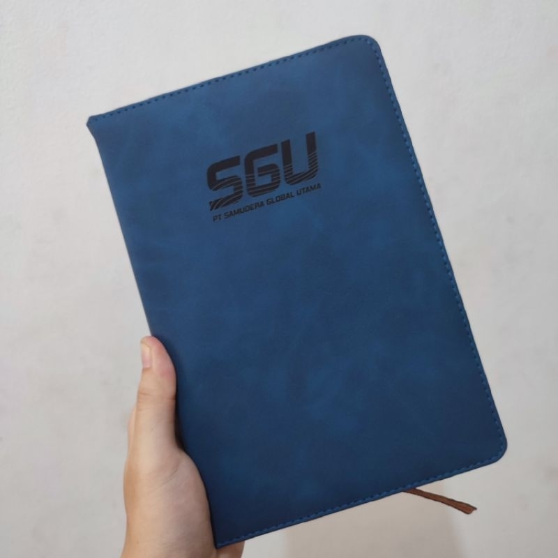 

RB [BISA CUSTOM] Buku Agenda Notebook Kulit Custom Ukuran A5/ Buku Catatan Kulit Custom A5