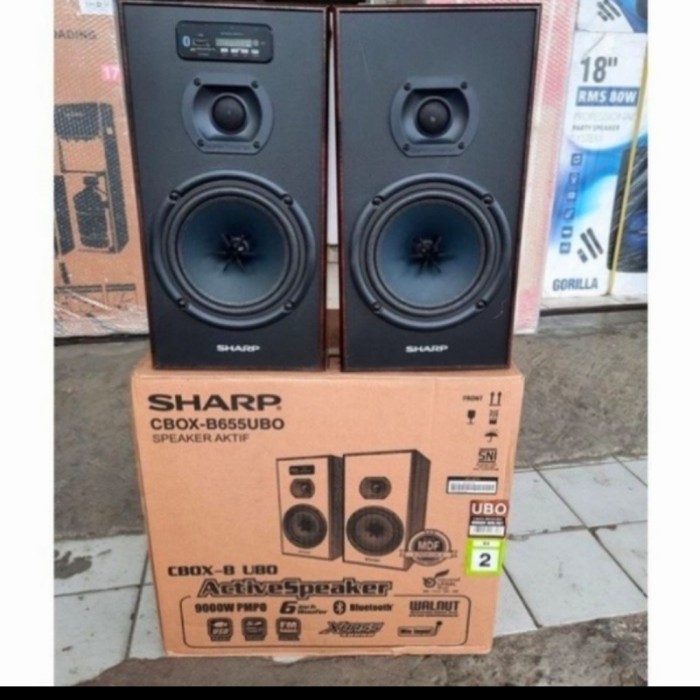 Speaker Aktif Sharp CBOX-B625UBO bluetooth 9000W
