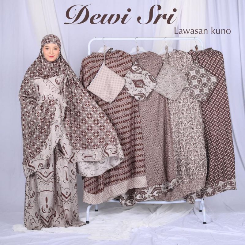 [ Dewi Sri ] Mukena Lawasan Kuno | Dewi Sri | Mukena Batik | Mukena Jumbo | Mukena Rayon | Mukena Ra